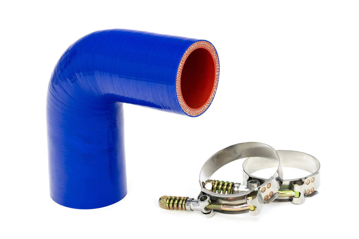 57-1713-BLUE HPS Blue Silicone Transmission Oil Cooler Coolant Hose Volvo Mack Truck MP7 Engine Replace OE Part # 23092712