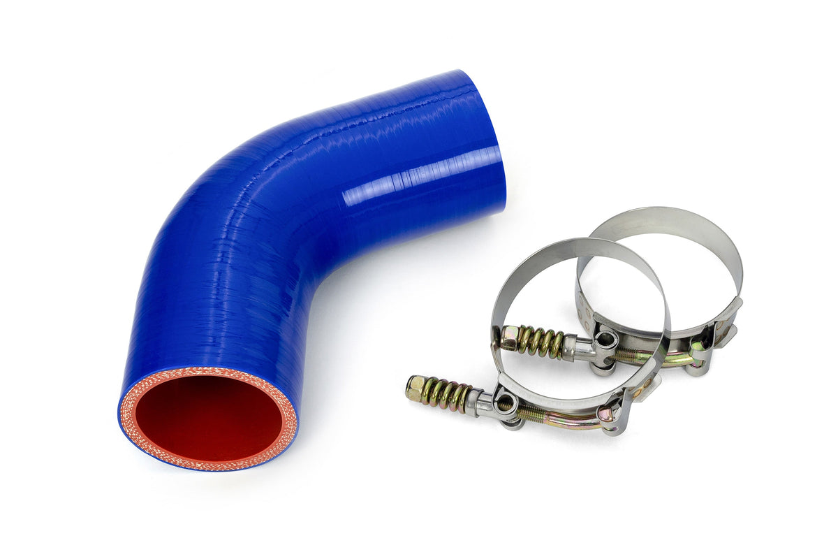 57-1718-BLUE HPS Blue Silicone Transmission Oil Cooler Coolant Hose 2010-2015 Mack Trucks MRU613 Replace OE Part # 22891994