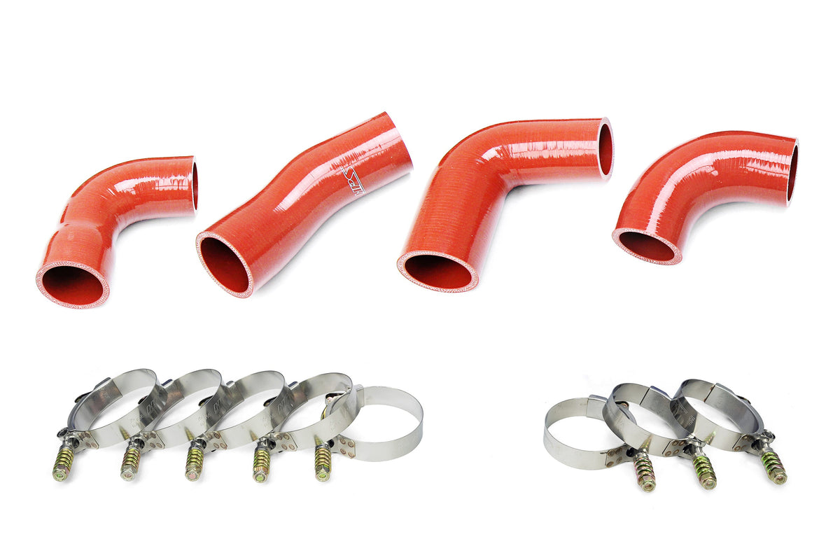 57-1722 HPS Orange Silicone Transmission Oil Cooler Coolant Hose 2007-2016 Mack Trucks MP7 Engine Replace OE Part # 85134464 21794125 21251570 21794132 21794129
