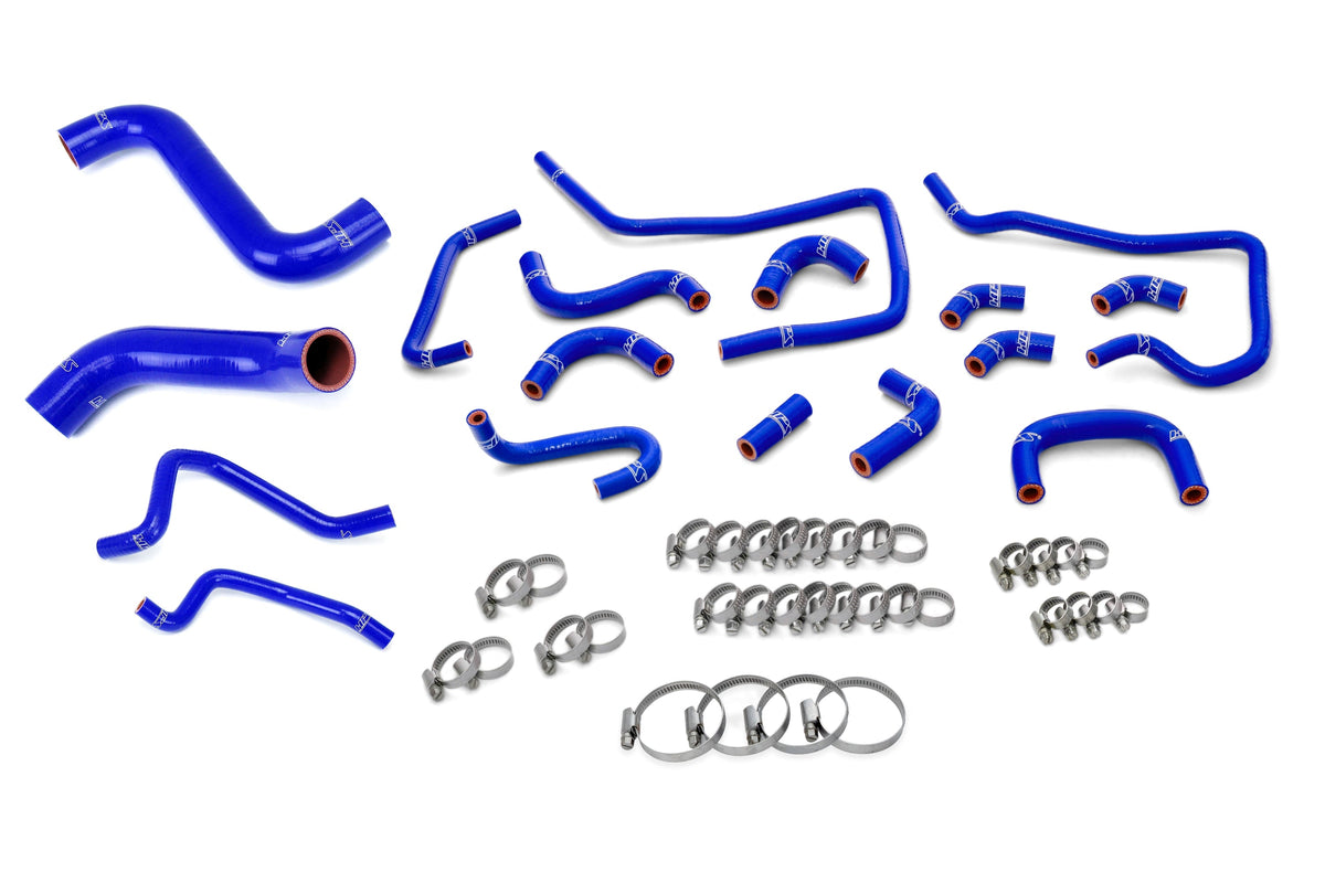 57-1813-BLUE HPS Blue Silicone Radiator Heater and Ancillary Hoses 2004 Subaru Impreza WRX 2.0L Turbo