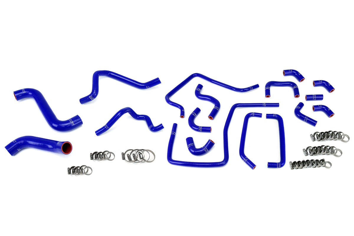 57-1814-BLUE HPS Blue Silicone Radiator Heater and Ancillary Hoses 2005 Subaru Impreza WRX STI 2.5L Turbo