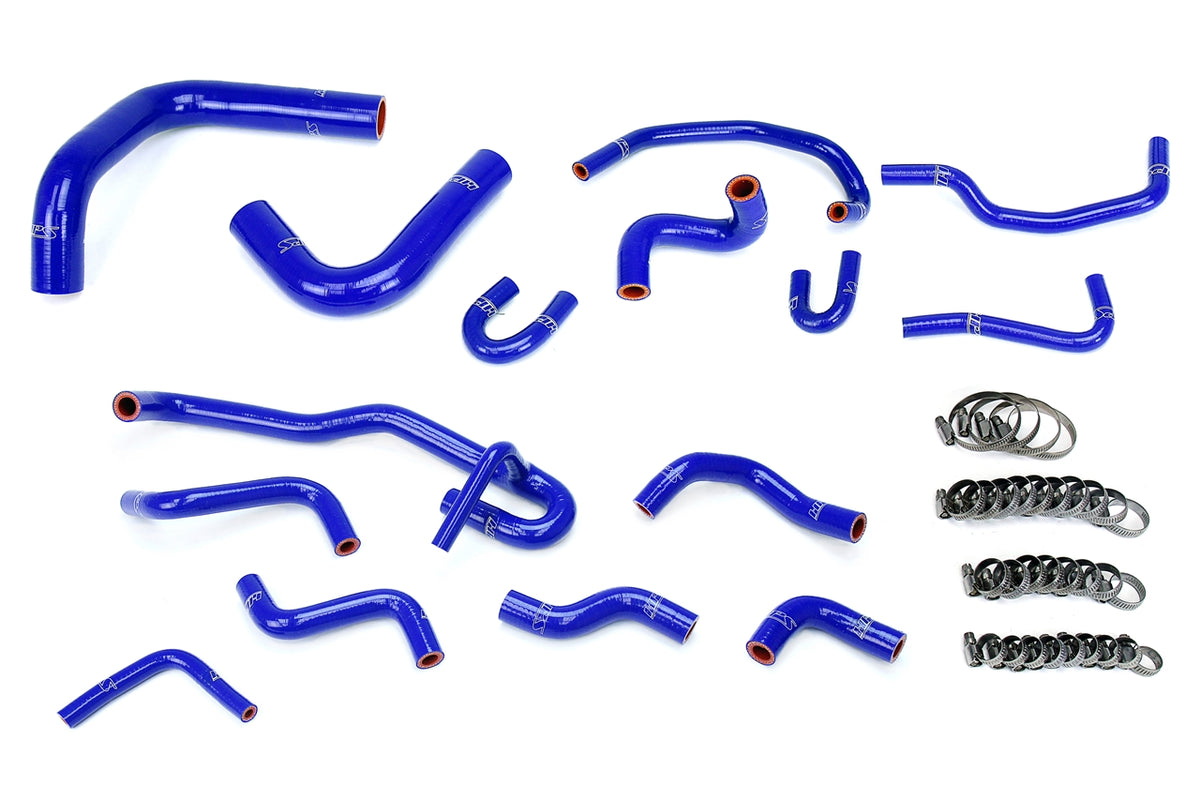 57-1831-BLUE HPS Blue Silicone Radiator and Heater Hoses 1989-1992 Toyota 4RUNNER 3.0L V6 with Rear Heater Left Hand Drive