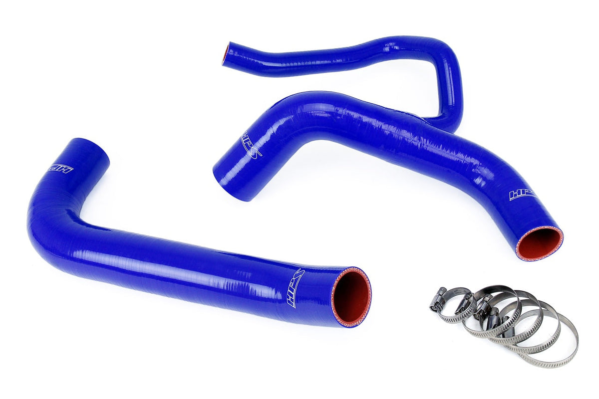57-1848-BLUE HPS Blue Silicone Radiator Hoses 2015-2023 Dodge Challenger Srt Hellcat 6.2L V8 Supercharged