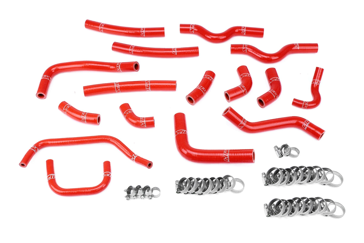 57-1911-RED HPS Red Silicone Heater Hoses 2003-2007 Toyota Land Cruiser 4.7L V8 J100