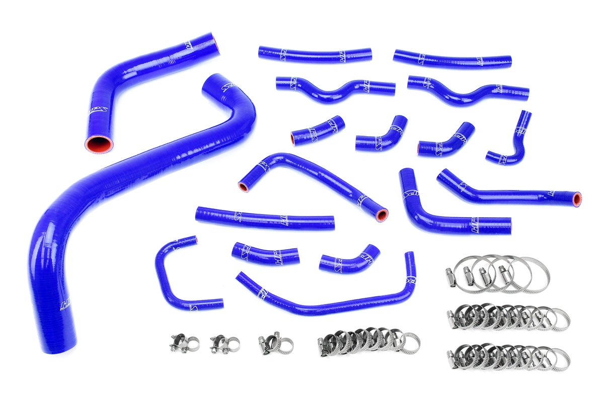 57-1912-BLUE HPS Blue Silicone Radiator and Heater Hoses 2003-2007 Toyota Land Cruiser 4.7L V8 J100
