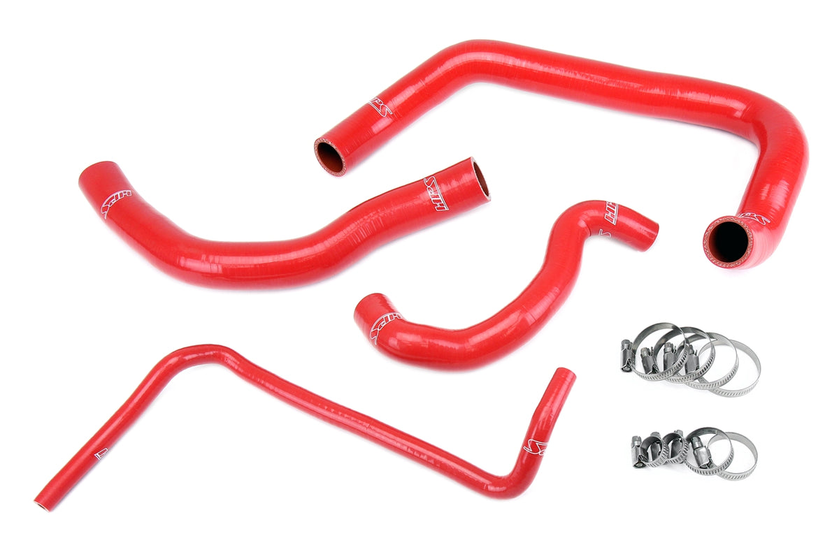 57-2084-RED HPS Red Silicone Radiator Hoses 2015-2017 Volkswagen Golf SportWagen 1.8L Turbo