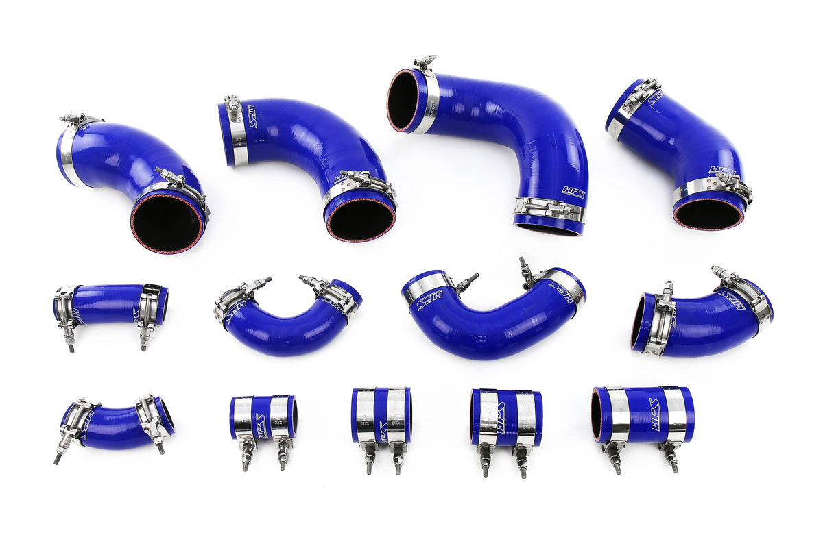 57-2097-BLUE HPS Blue Silicone Intercooler Hoses 1995-1998 Nissan Skyline GT-R R33 RB26DETT