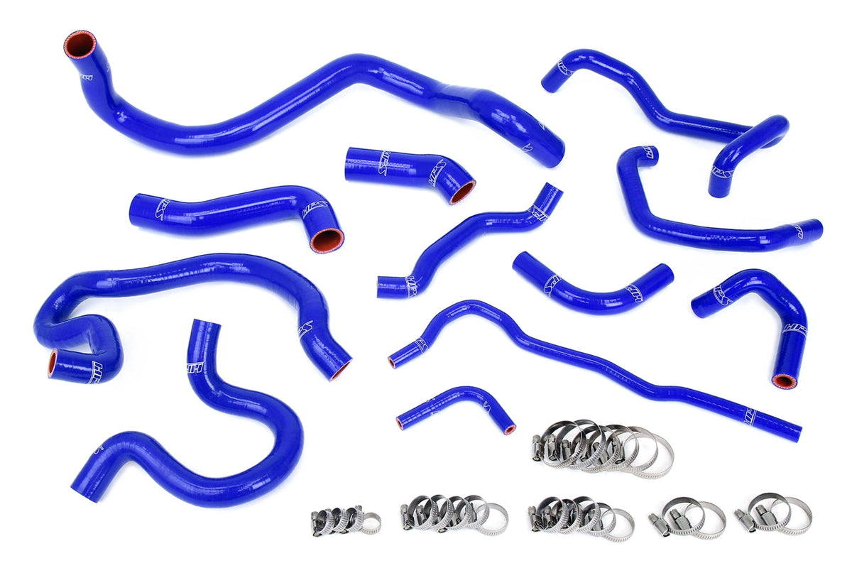57-2098-BLUE HPS Blue Silicone Radiator and Heater Hoses 1999-2006 Volkswagen Golf GTI 1.8T Turbo Manual Trans