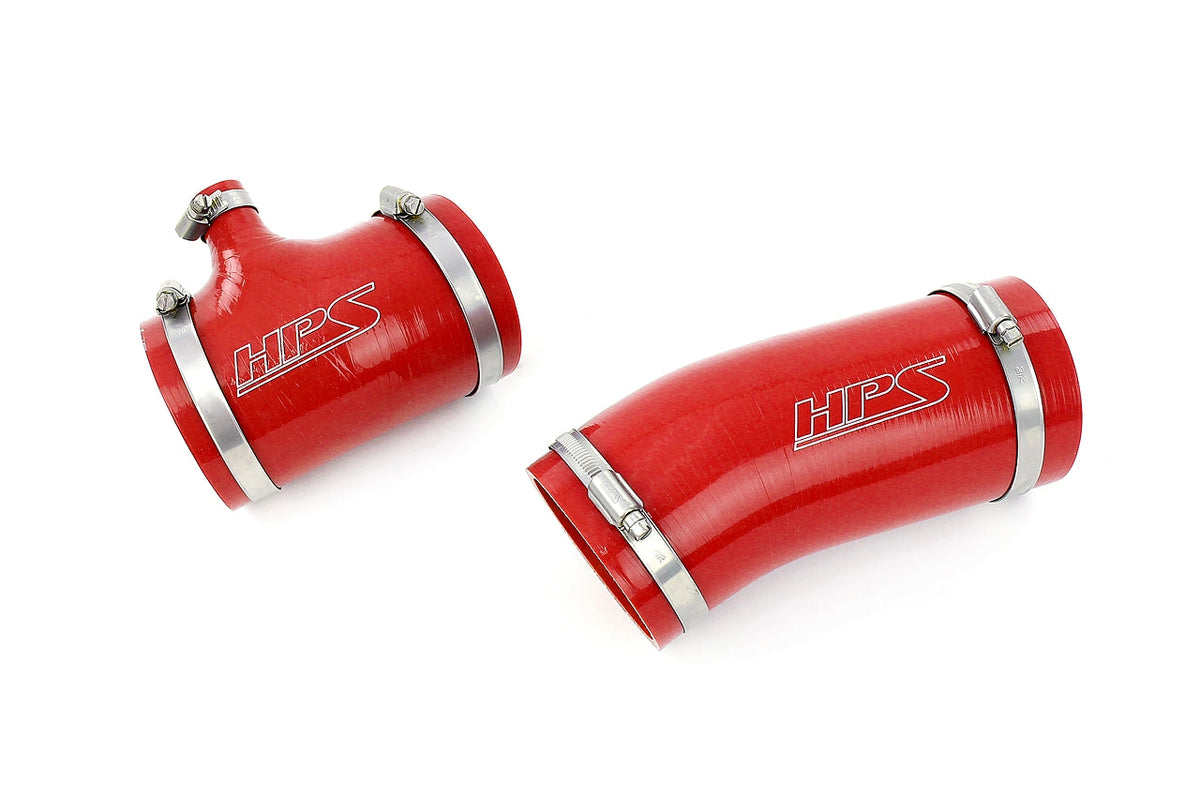57-2104-RED HPS Red Silicone Air Intake Hose 1991-1992 Toyota Land Cruiser FJ80 4.0L 3F-E