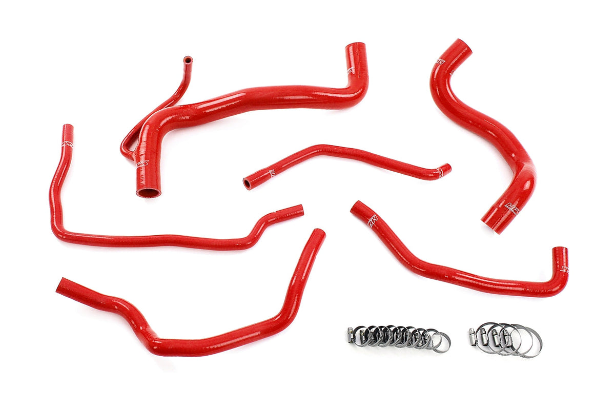 57-2149-RED HPS Red Silicone Radiator Heater and Expansion Tank Coolant Hoses 2008-2015 Scion xB 2.4L