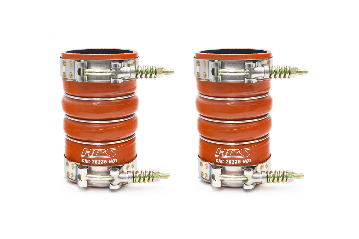 57-2209 HPS Orange Intercooler Hoses 2010 Sterling Truck Bullet 45 6.7L Diesel Cummins Hot Side Boots