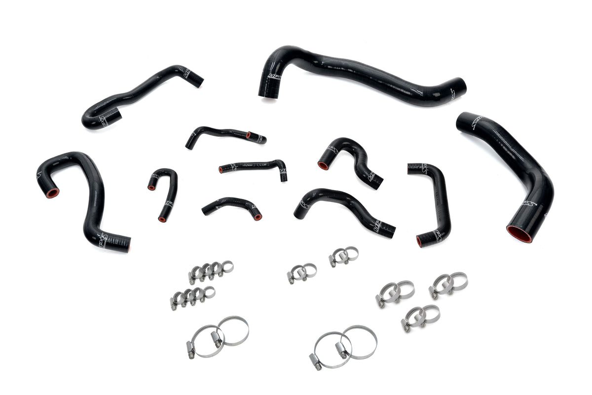 57-2282-BLK HPS Black Silicone Radiator Heater and Ancillary Hoses 2007-2011 Toyota Tundra 4.0L V6