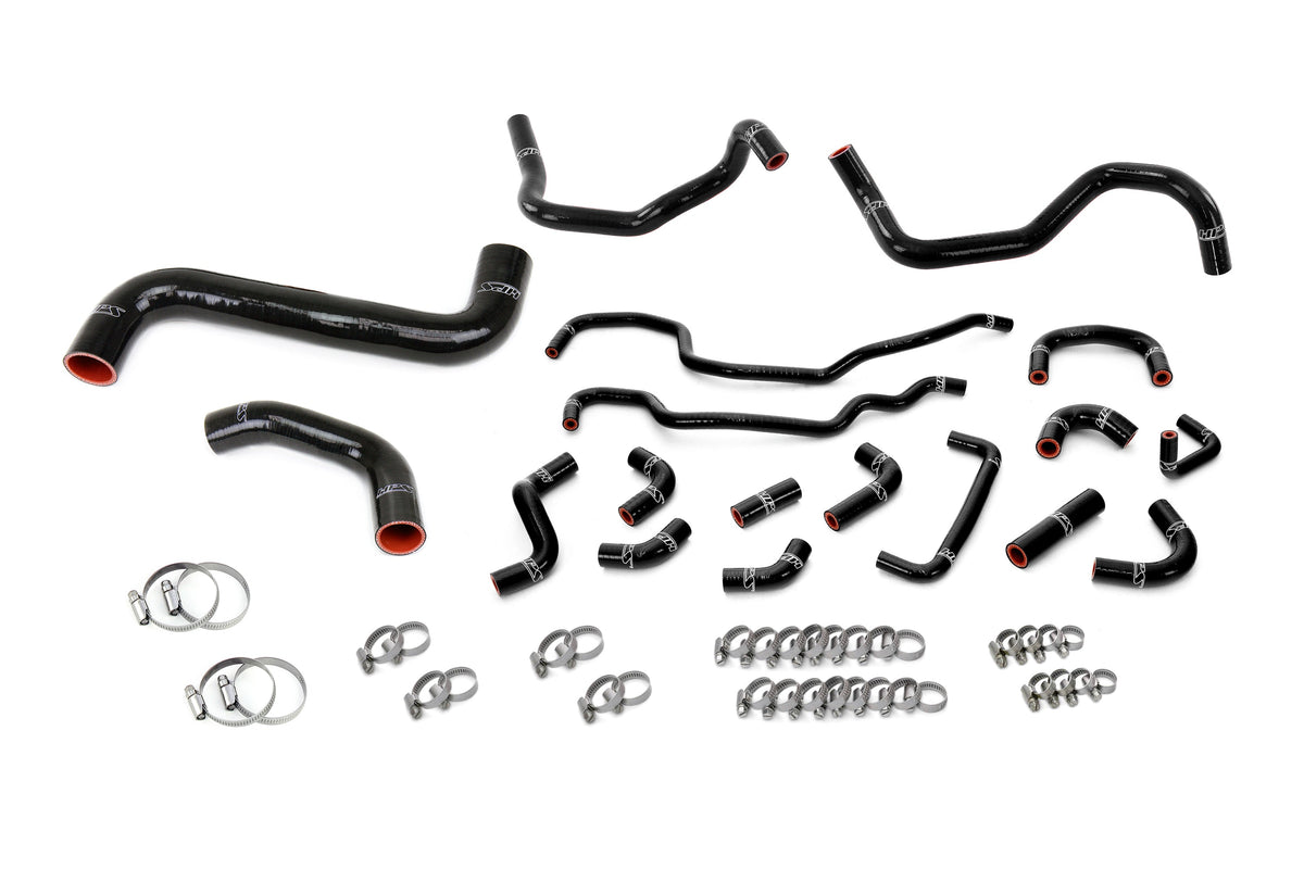 57-2318-BLK HPS Black Silicone Radiator Heater and Ancillary Hoses Impreza WRX STI Subaru Impreza WRX STI 2.5L Turbo