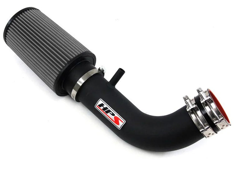 827-300WB HPS Cool Ram Air Intake Kit 2007-2011 Jeep Wrangler Jk 3.8L V6 Wrinkle Black