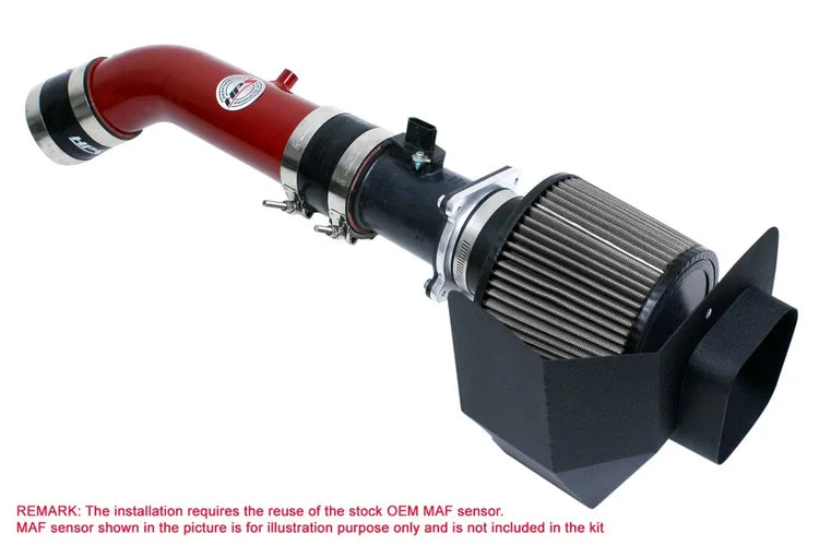 827-520R HPS Shortram Air Intake Red Includes Heat Shield Nissan 350Z 3.5L V6 VQ35DE 2003-2006