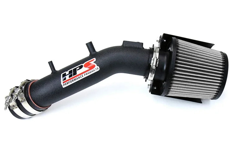 827-173WB HPS Shortram Air Intake Kit 2003-2007 Honda Accord 2.4L w/ Maf Sensor Wrinkle Black