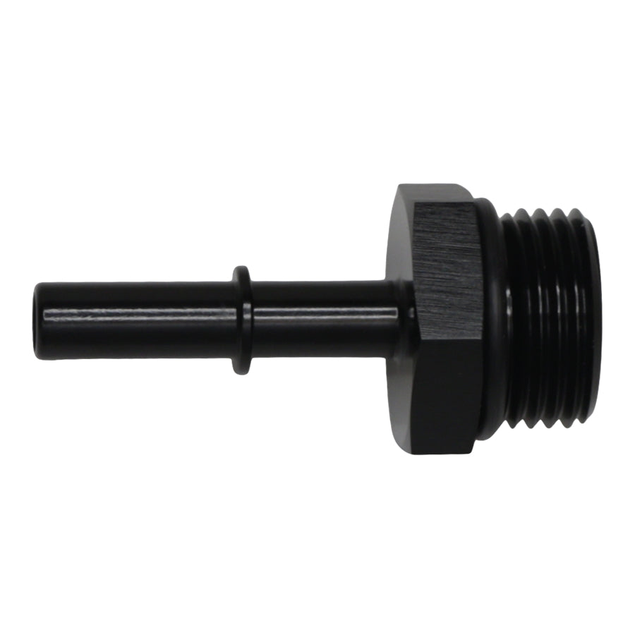 6-02-0124-B DeatschWerks 10AN ORB Male to 5/16in Male EFI Quick Connect Adapter - Anodized Matte Black