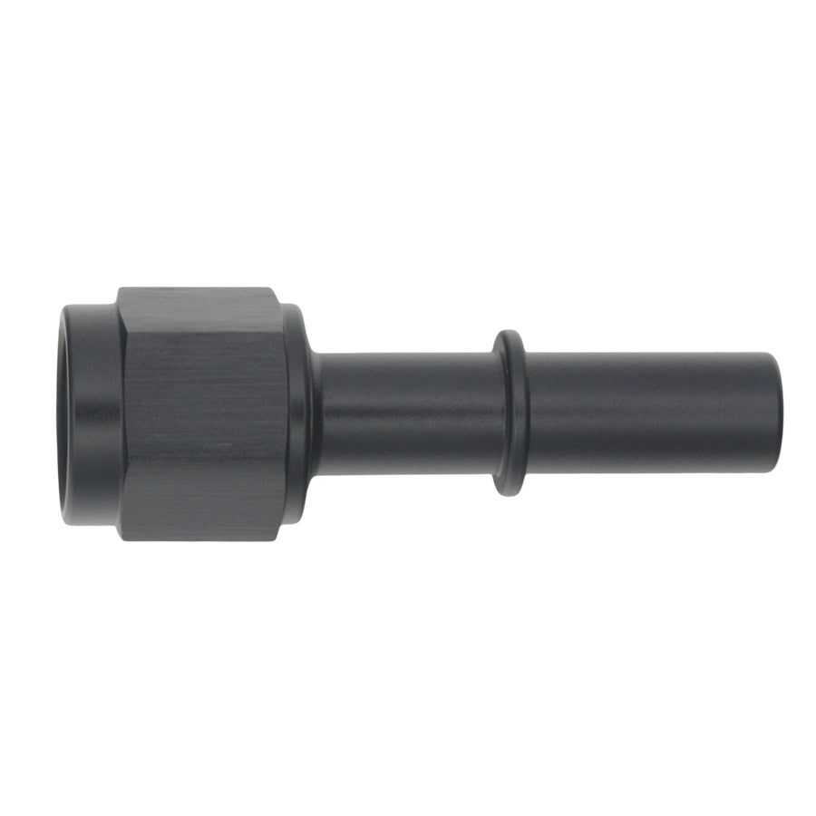 6-02-0131-B DeatschWerks 6AN Female Flare Swivel to 3/8in Male EFI Quick Disconnect - Anodized Matte Black