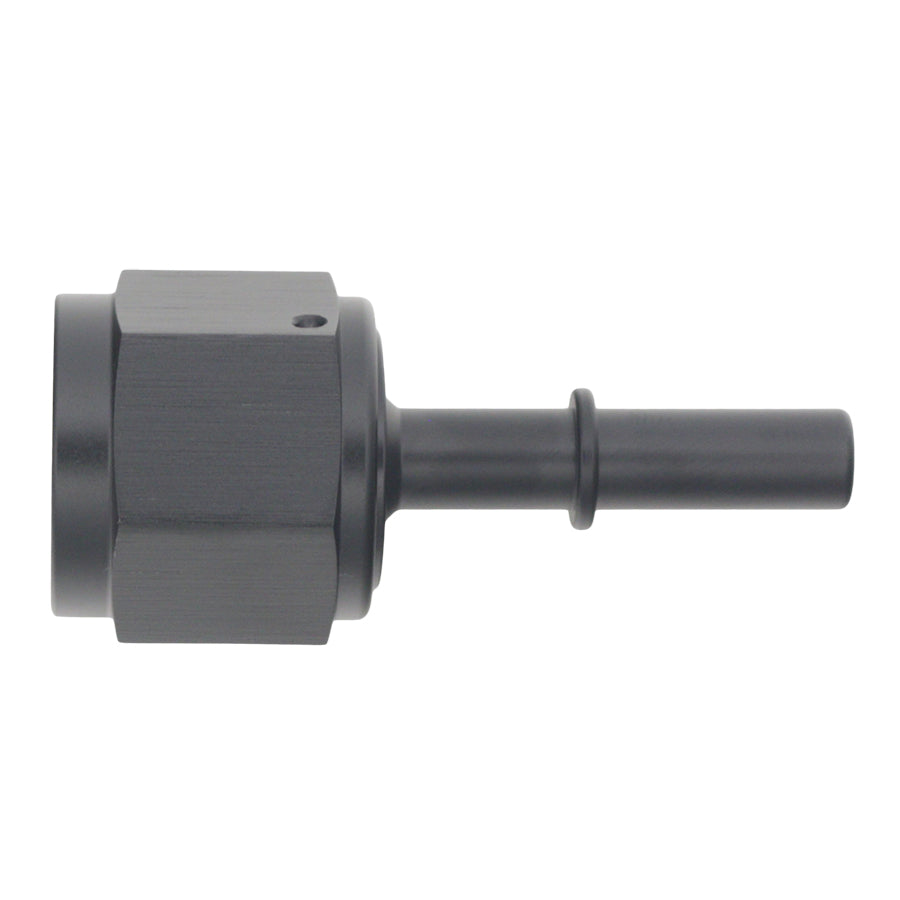 6-02-0134-B DeatschWerks 10AN Female Flare Swivel to 5/16in Male EFI Quick Disconnect - Anodized Matte Black
