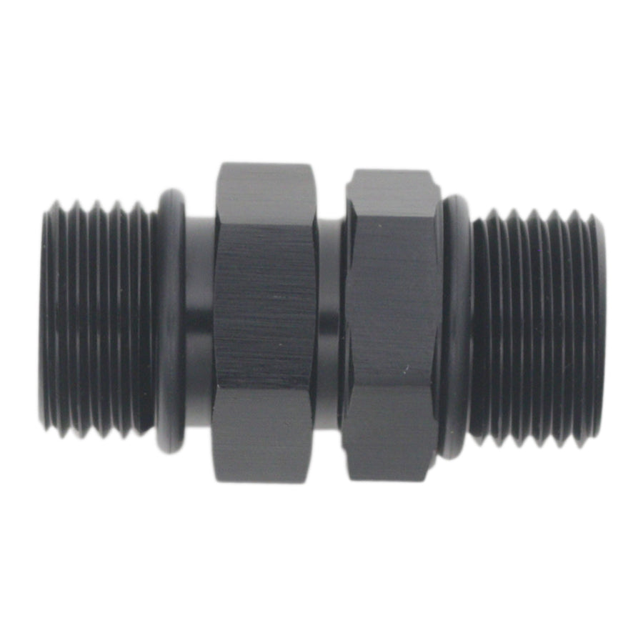 6-02-0426-B DeatschWerks 8AN ORB Male to 8AN ORB Male Swivel Adapter - Anodized Matte Black