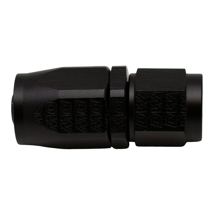 6-02-0801-B DeatschWerks 6AN Female Swivel Strait Hose End CPE - Anodized Matte Black