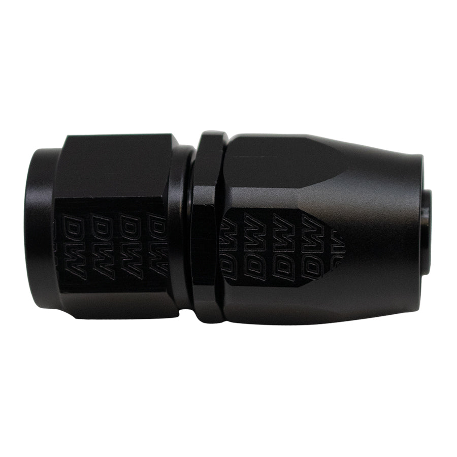 6-02-0809-B DeatschWerks 10AN Female Swivel Straight Hose End CPE - Anodized Matte Black