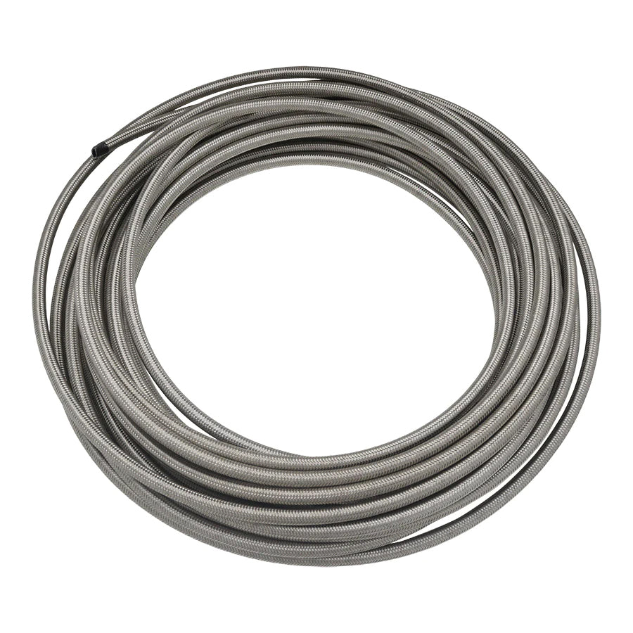6-02-0863-50 DeatschWerks 10AN Stainless Steel Double Braided PTFE Hose - 50ft