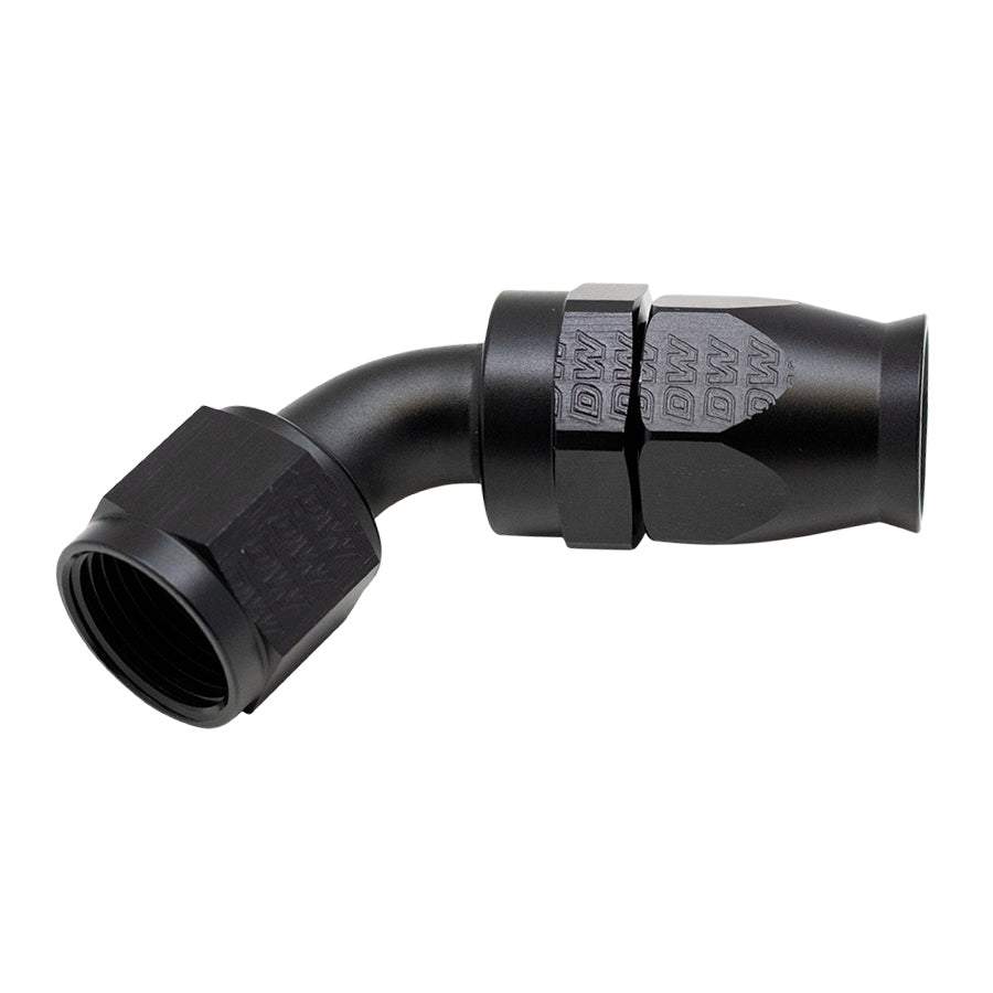 6-02-0877-B DeatschWerks 10AN Female Flare Swivel 60-Degree Hose End PTFE - Anodized Matte Black