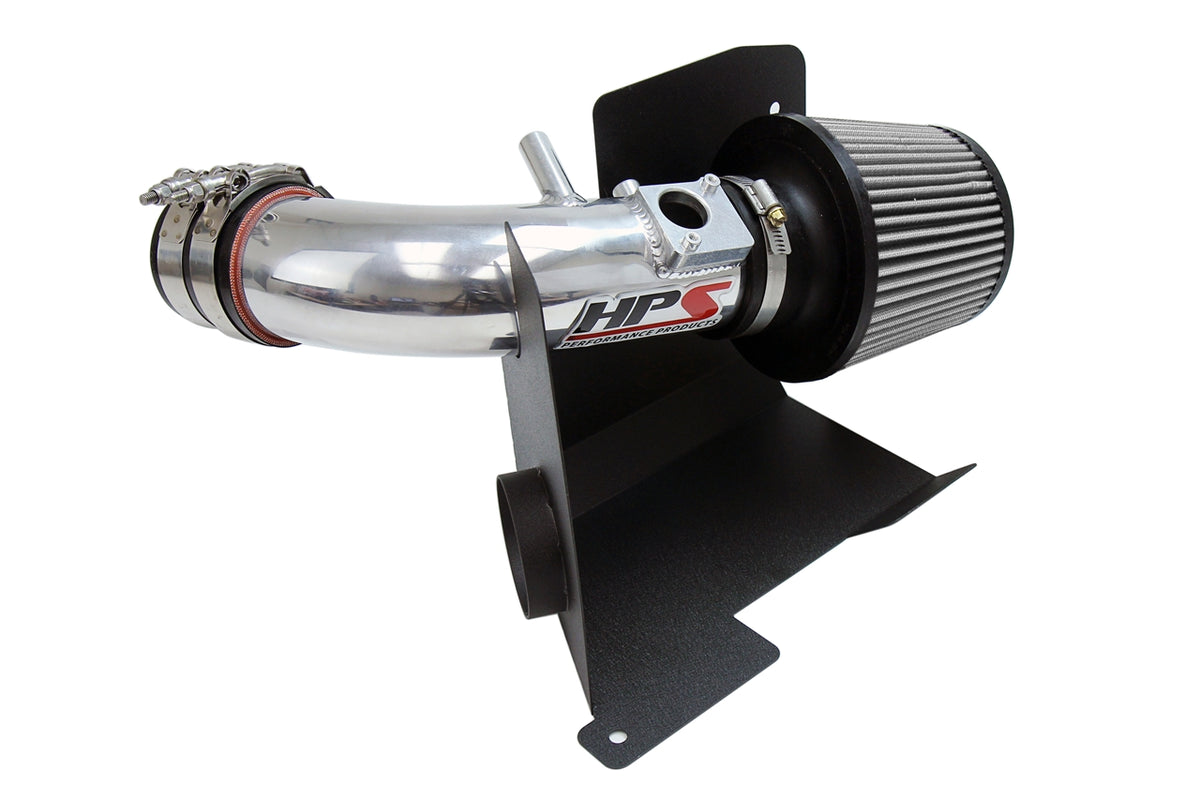 827-111P HPS Polished 827 Series Performance Air Intake 2012-2015 Honda Civic Si 2.4L Includes Heat Shield