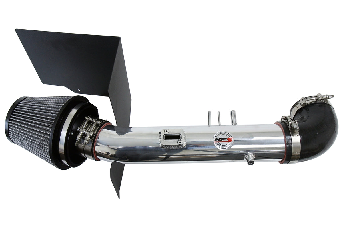 827-523P HPS Polished 827 Series Performance Air Intake 2005-2007 Toyota Sequoia 4.7L V8 Includes Heat Shield