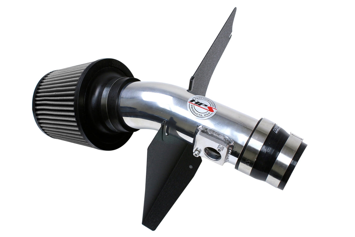 827-566P HPS Polished 827 Series Performance Air Intake 2008-2014 Subaru WRX STI 2.5L Turbo Includes Heat Shield