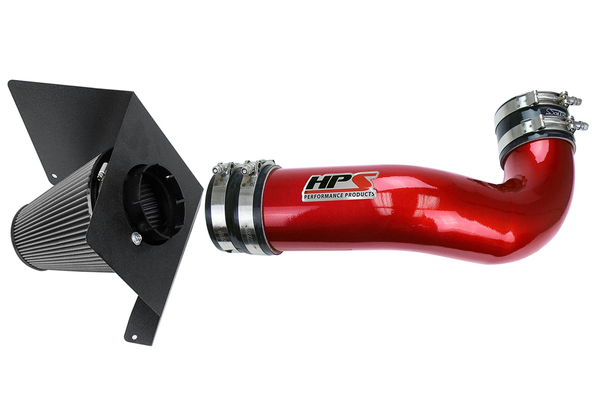 827-622R HPS Red 827 Series Performance Air Intake 2007-2008 Chevy Silverado 1500 4.8L 5.3L 6.0L V8 Includes Heat Shield