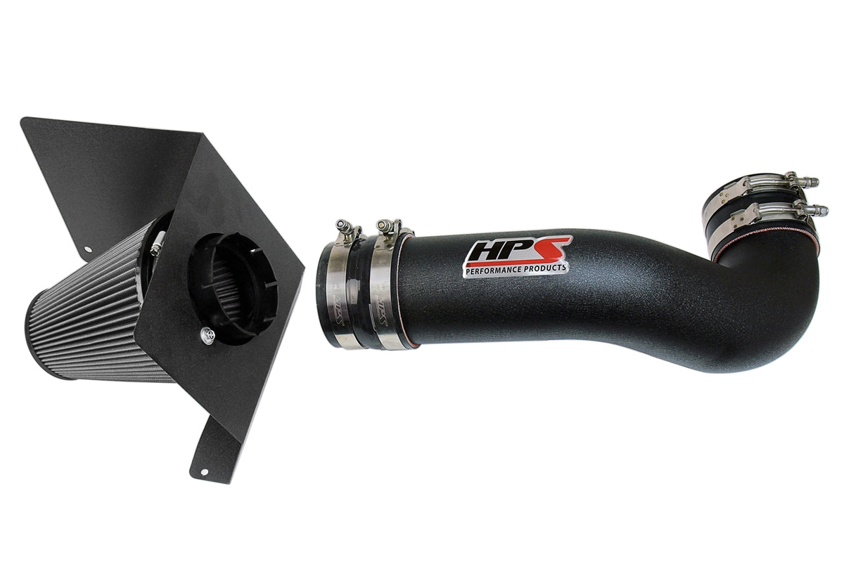 827-622WB HPS Black 827 Series Performance Air Intake 2007-2008 Chevy Silverado 1500 4.8L 5.3L 6.0L V8 Includes Heat Shield