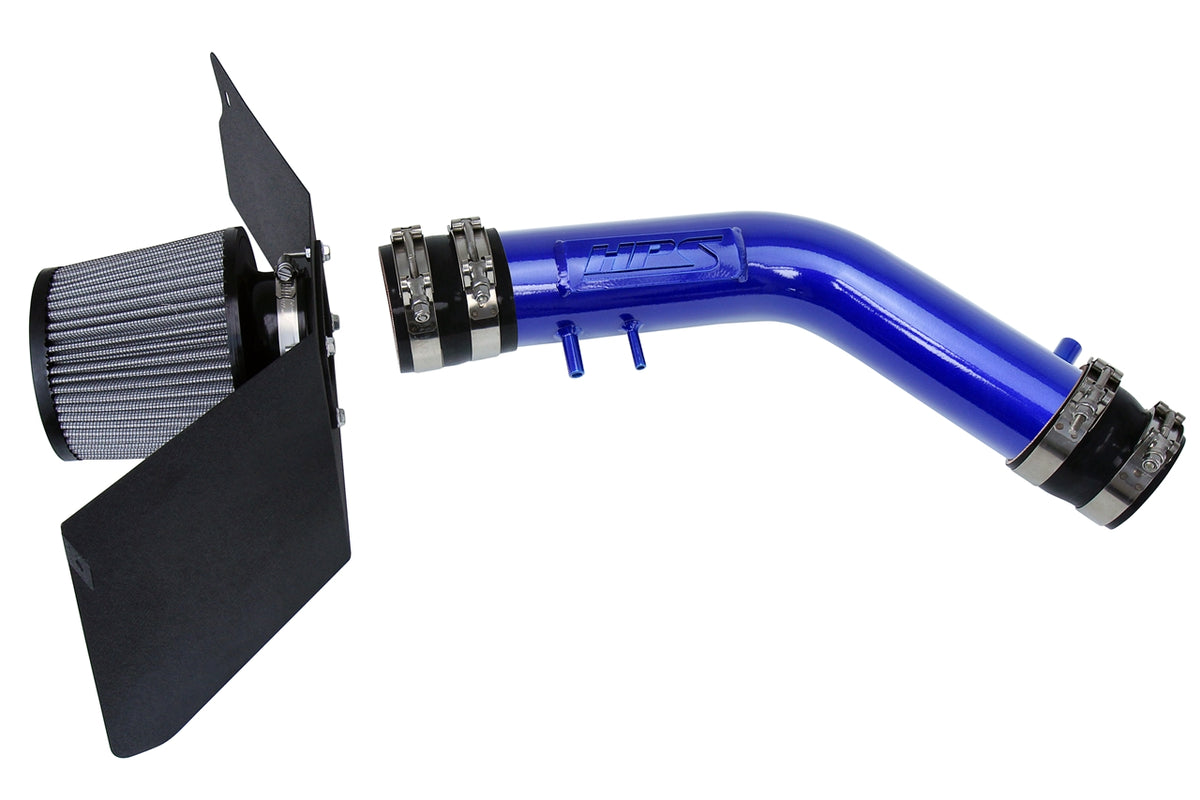 827-663BL HPS Blue 827 Series Performance Air Intake 1995-1999 Toyota Tacoma 2.4L 2.7L Includes Heat Shield