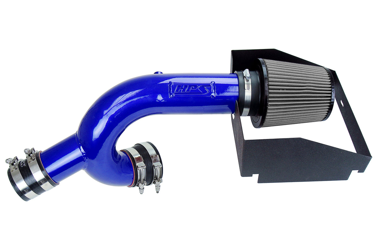 827-787BL HPS Blue 827 Series Performance Air Intake 2017-2025 Ford F-150 Raptor 3.5L V6 Includes Heat Shield; Does Not Fit Hybrid Models