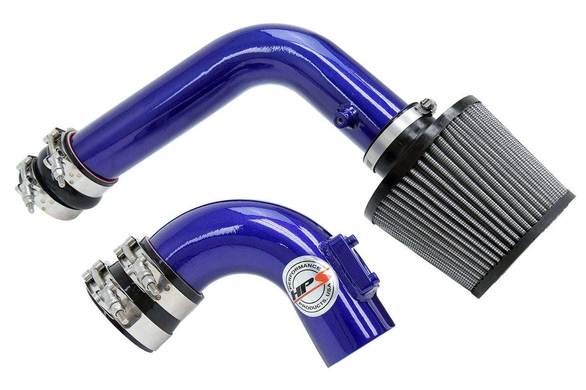 837-165BL HPS Blue 837 Series Performance Air Intake 2003-2009 Mazda MAZDA3 2.0L / 2.3L Non Turbo Converts to Shortram Intake