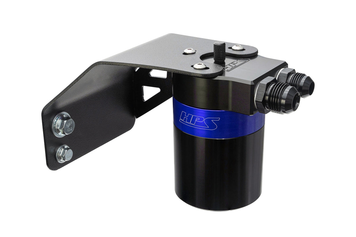 860-004BL HPS Blue Oil Catch Can 2008-2014 Subaru 2.5GT 2.5L Turbo