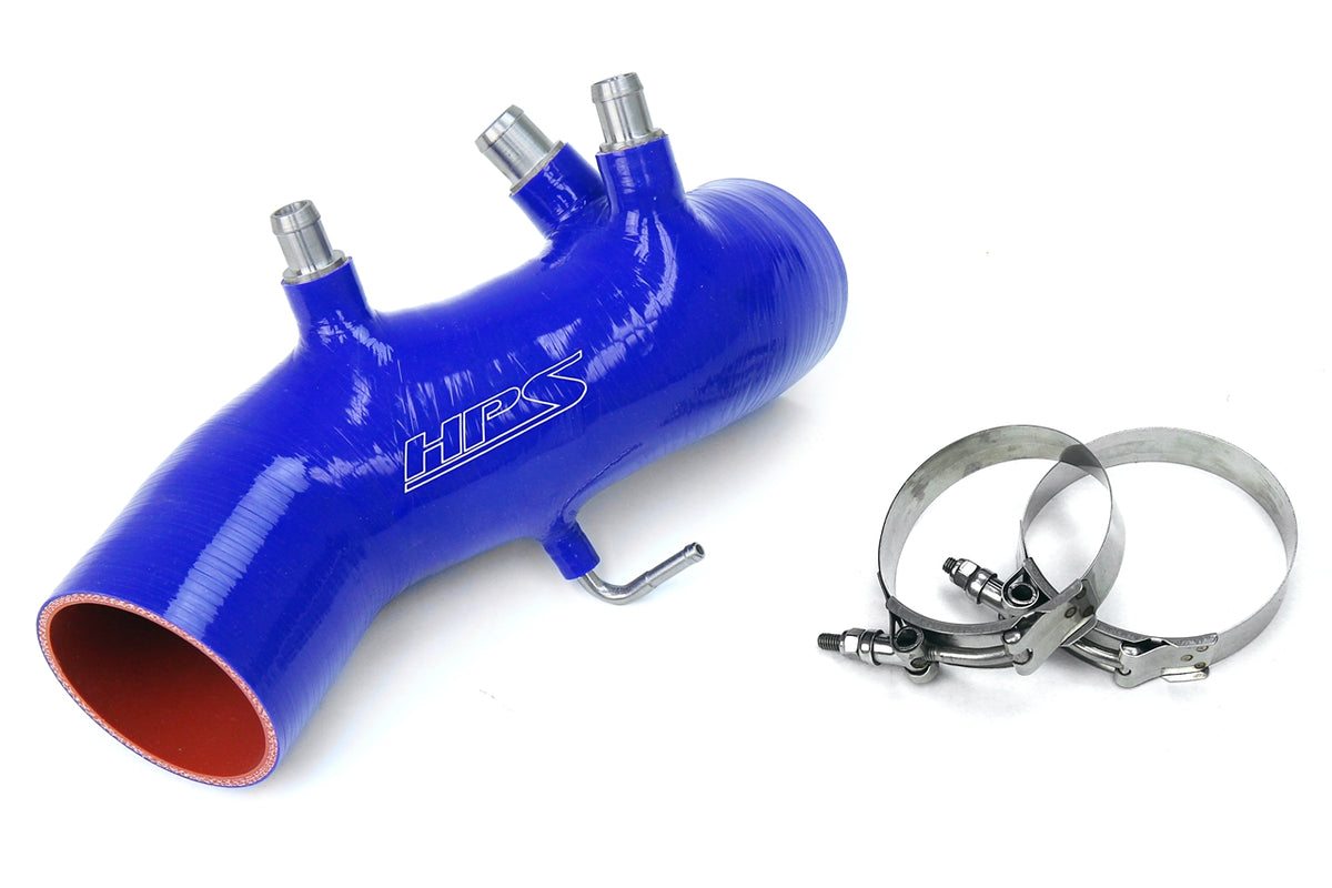 87-17882-BLUE HPS Blue Silicone Air Intake Hose 1986-1992 Toyota Supra 7MGTE Turbo
