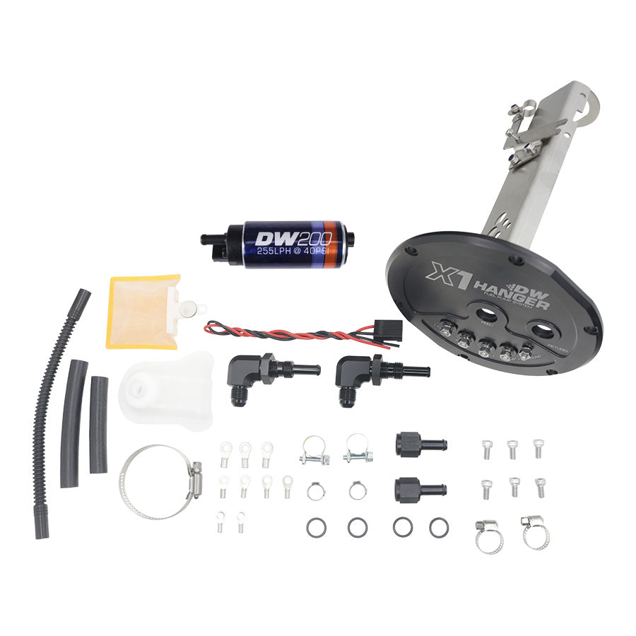 9-201-7020 DeatschWerks 89-93 Nissan S13 R32 Skyline (non-GTR) X1 Series Fuel Pump Module w/ DW200 Pump