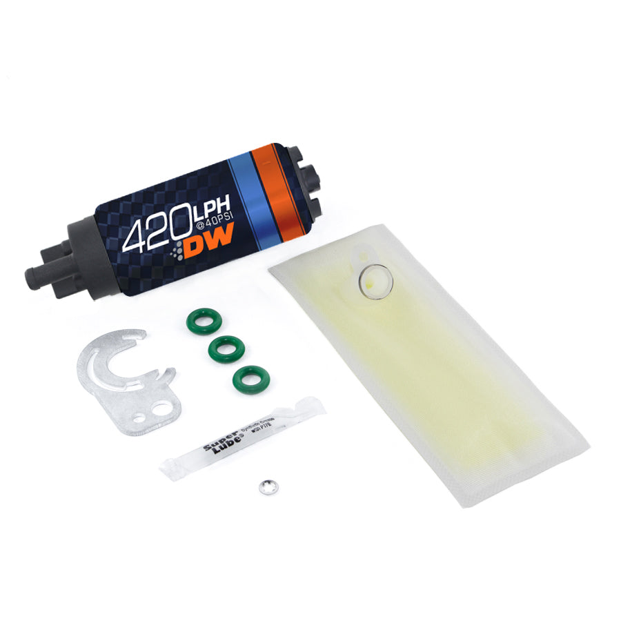9-421-0836 DeatschWerks DW420 series 420ph In-Tank Fuel Pump w/ 9-0836 Install Kit 1990-1993 Mazda Miata 1.6L
