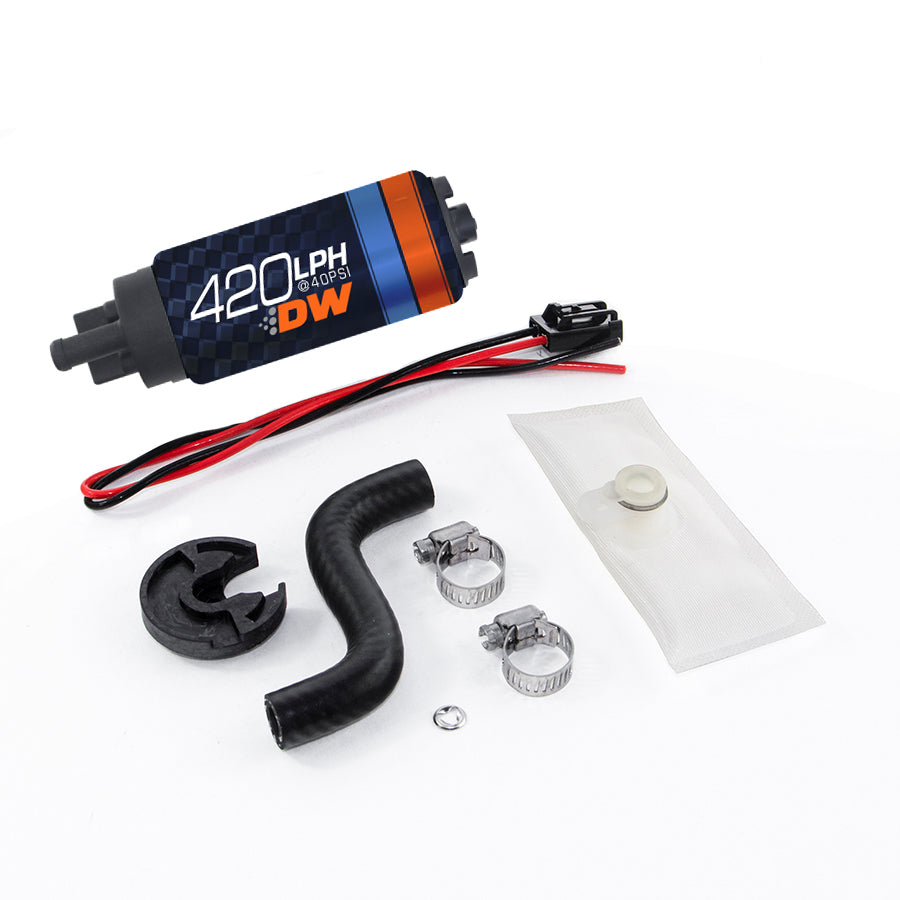 9-421-1014 DeatschWerks DW420 series 420lph In-Tank Fuel Pump Kit 1985-1997 Ford Mustang V6 GT 4.6L 5.0L