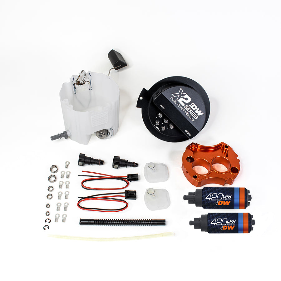 9-421-7002 DW X2 Series Fuel Pump Module w/ Dual DW420 Pumps Camaro SS LS3 ZL1 10-15 Cadillac CTS-V 09-15 LSA