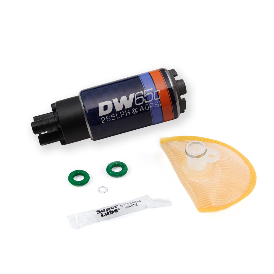 9-651-1008 DeatschWerks DW65c 265lph Fuel Pump with install Kit 06-11 Civic R18A1 Civic Si K20Z3 9-651-1008
