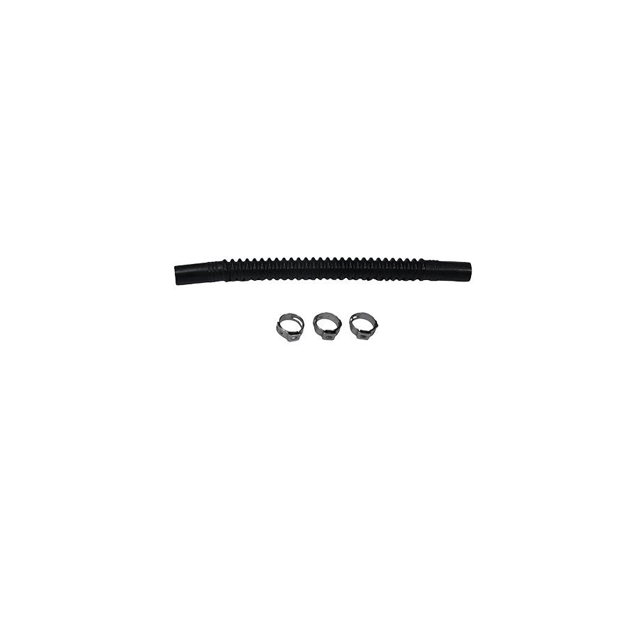 9-CT-6-516 DeatschWerks Convoluted Tubing 150mm Length x 8mm ID Side 1 x 8mm ID Side 2 - Black