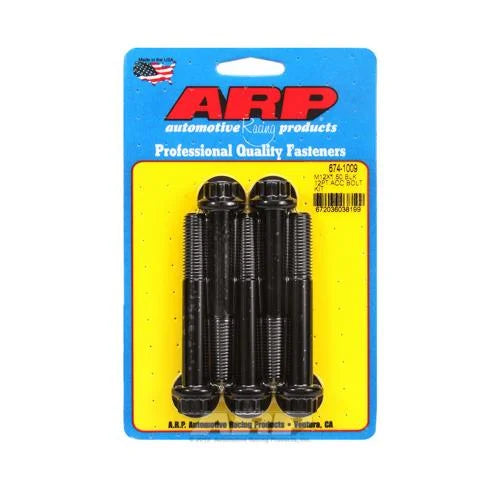 674-1009 ARP M12 x 1.50 x 80 12pt black oxide bolts