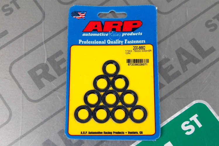 200-8682 ARP 7/16" ID 3/4" OD Connecting Rod Washers with Chamfer 8740 Chrome Moly 10 Pack