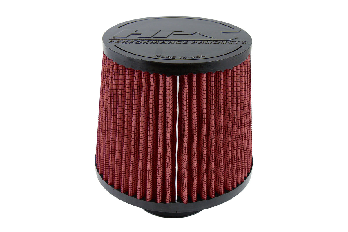 HPS-4275-RED HPS Red Universal Air Filter (Oiled) 2.75" Flange