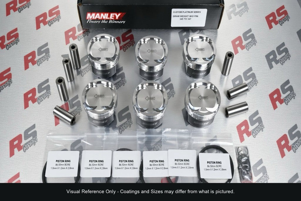 Manley 6-cylinder piston kit visual reference