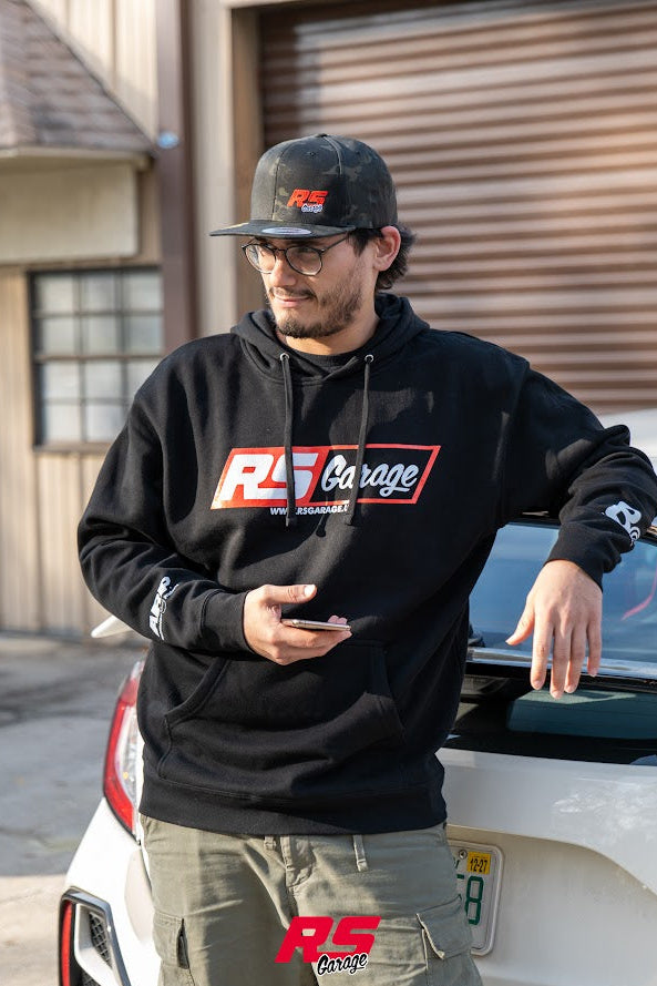 RS Garage Logo Black Camo Limited Edition Flat Bill - Snapback
