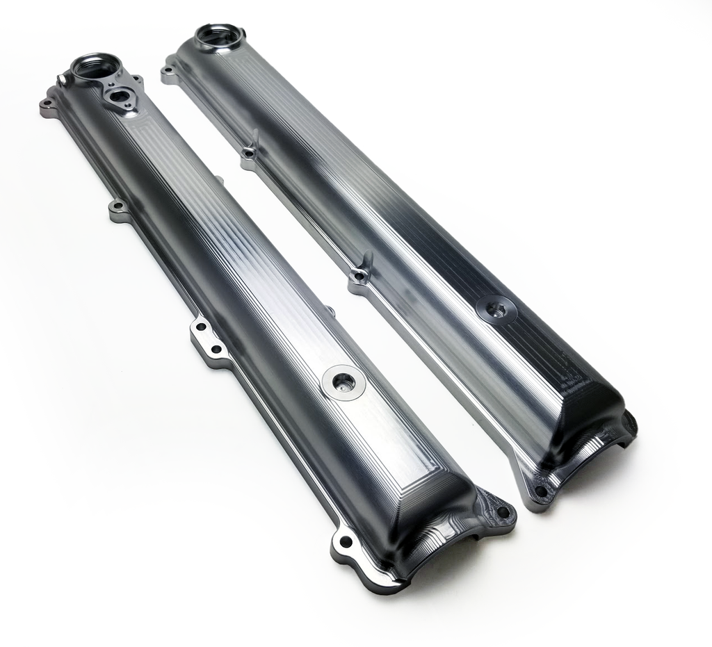 PHR Rigid Ultralight Billet Valve Covers for 2JZ non-VVT-i, with